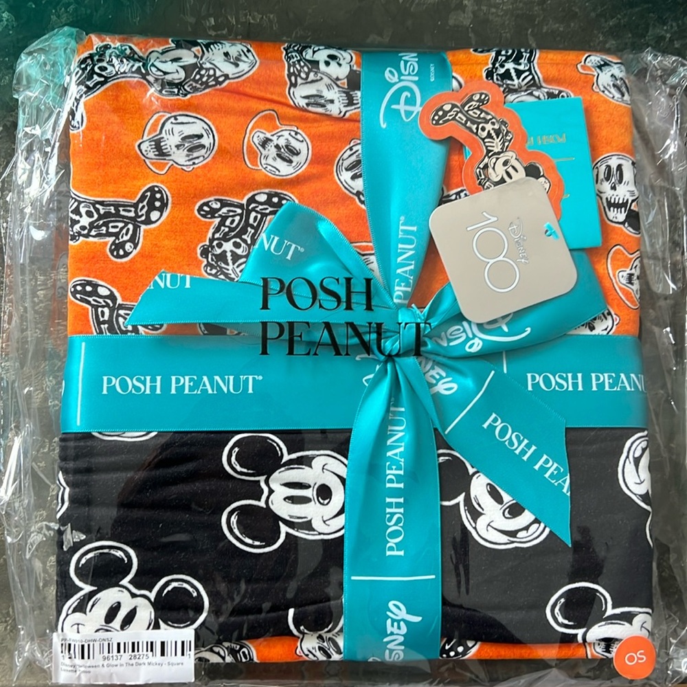 Posh Peanut Disney Halloween Glow in the dark square Luxette Patoo NWT